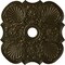 Ekena Millwork Flower Ceiling Medallion (Fits Canopies up to 6 1/4"), 29"OD x 3 5/8"ID x 1 3/8"P, Green Gold CM29FWGGS - alternate 1